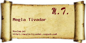 Megla Tivadar névjegykártya