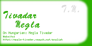 tivadar megla business card